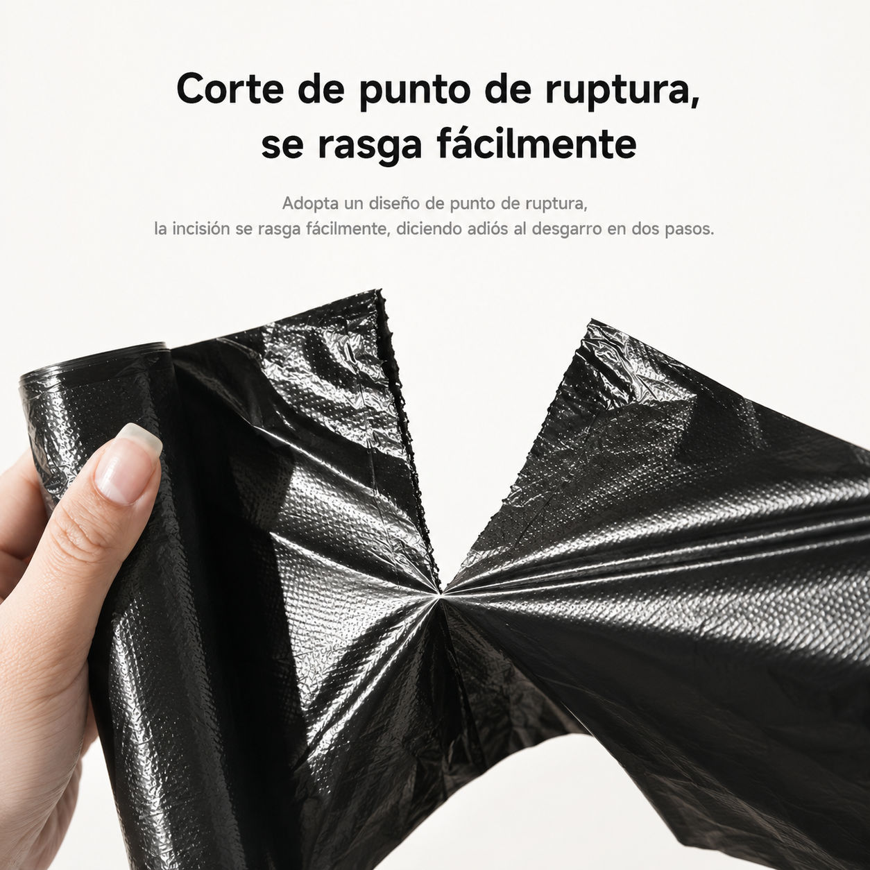 Bolsa de basura con cordón