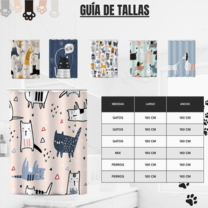 Cortina para Ducha Impermeable