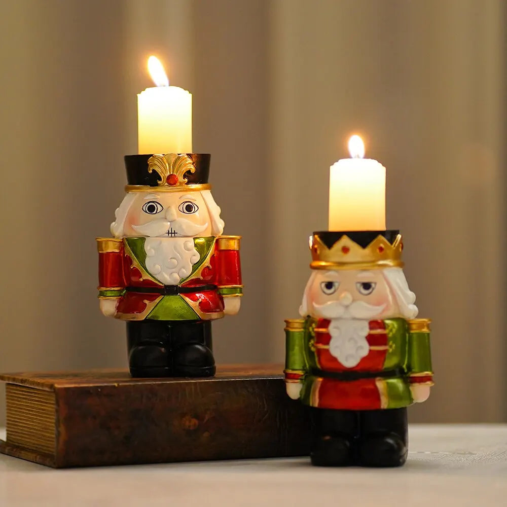 Portavela Navideño Cascanueces