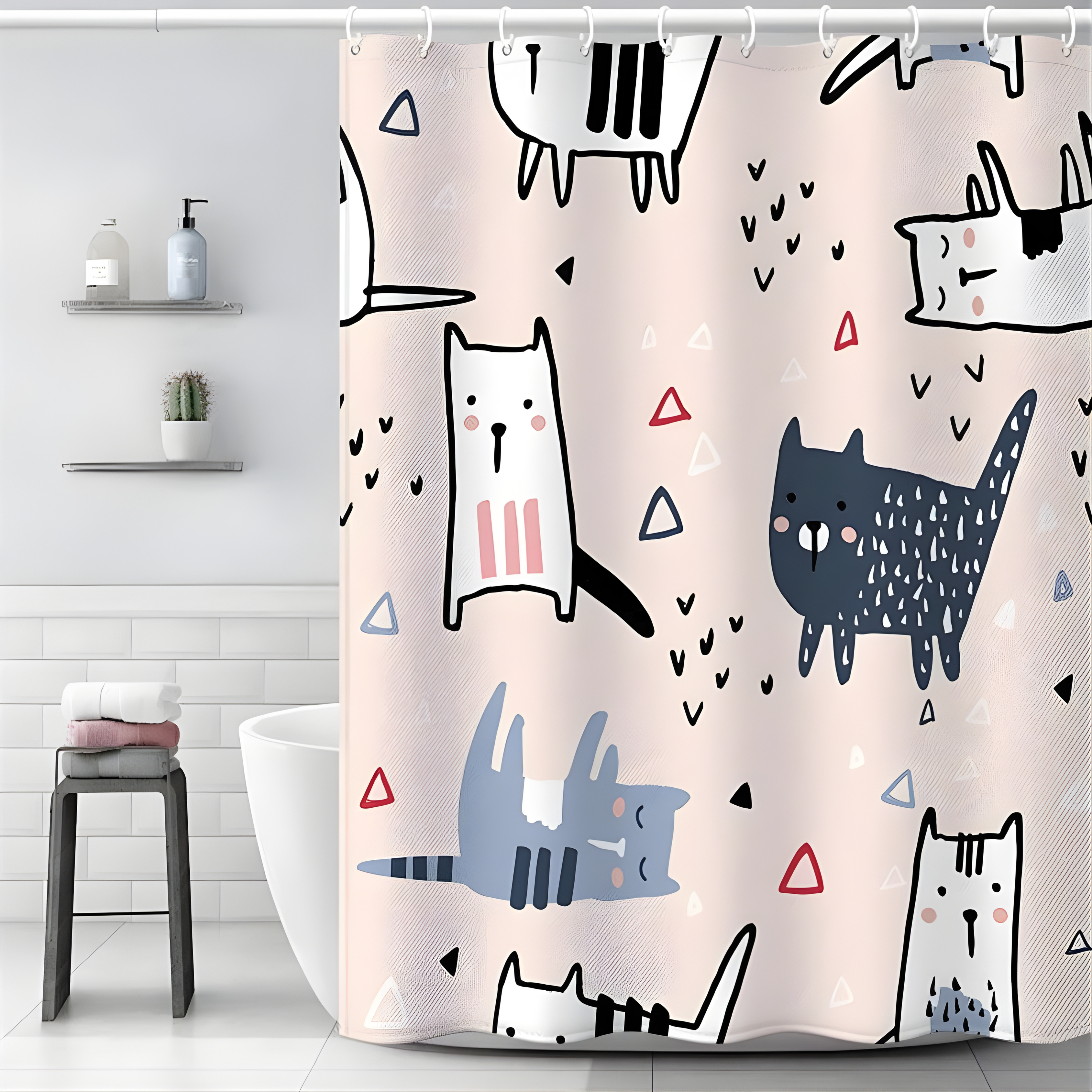 Cortina para Ducha Impermeable