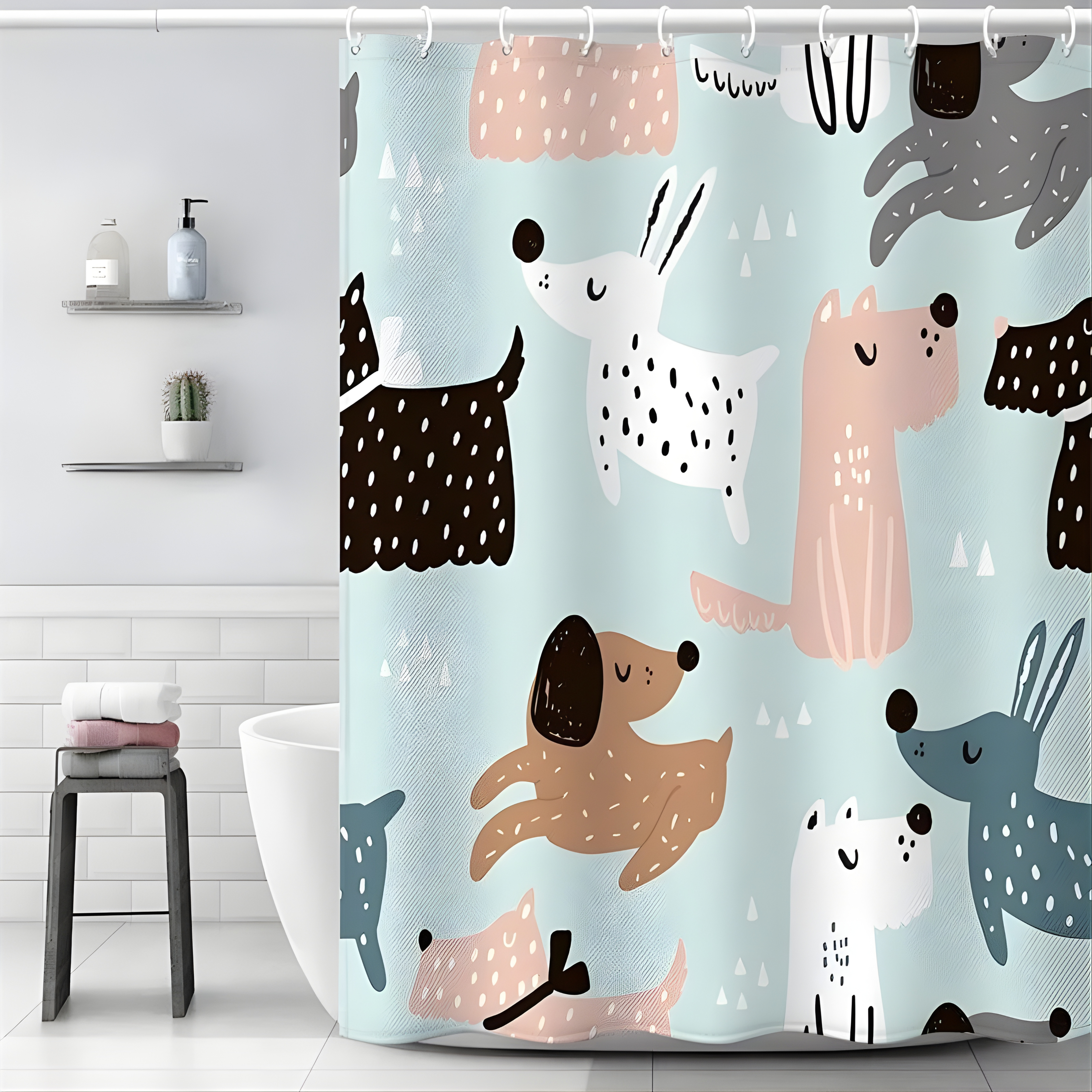 Cortina para Ducha Impermeable