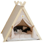 Cama casa para gatos