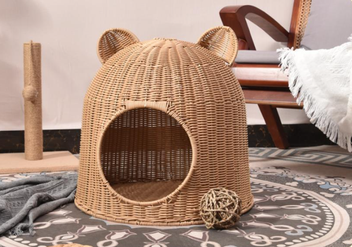 Cama casa para gatos