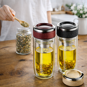 Botella Infusora de Vidrio