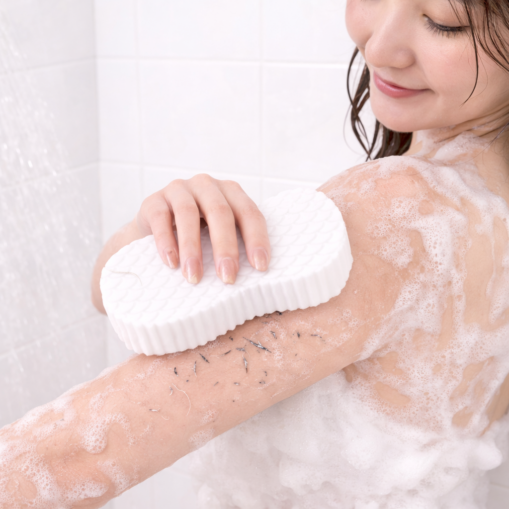 Esponja exfoliante corporal