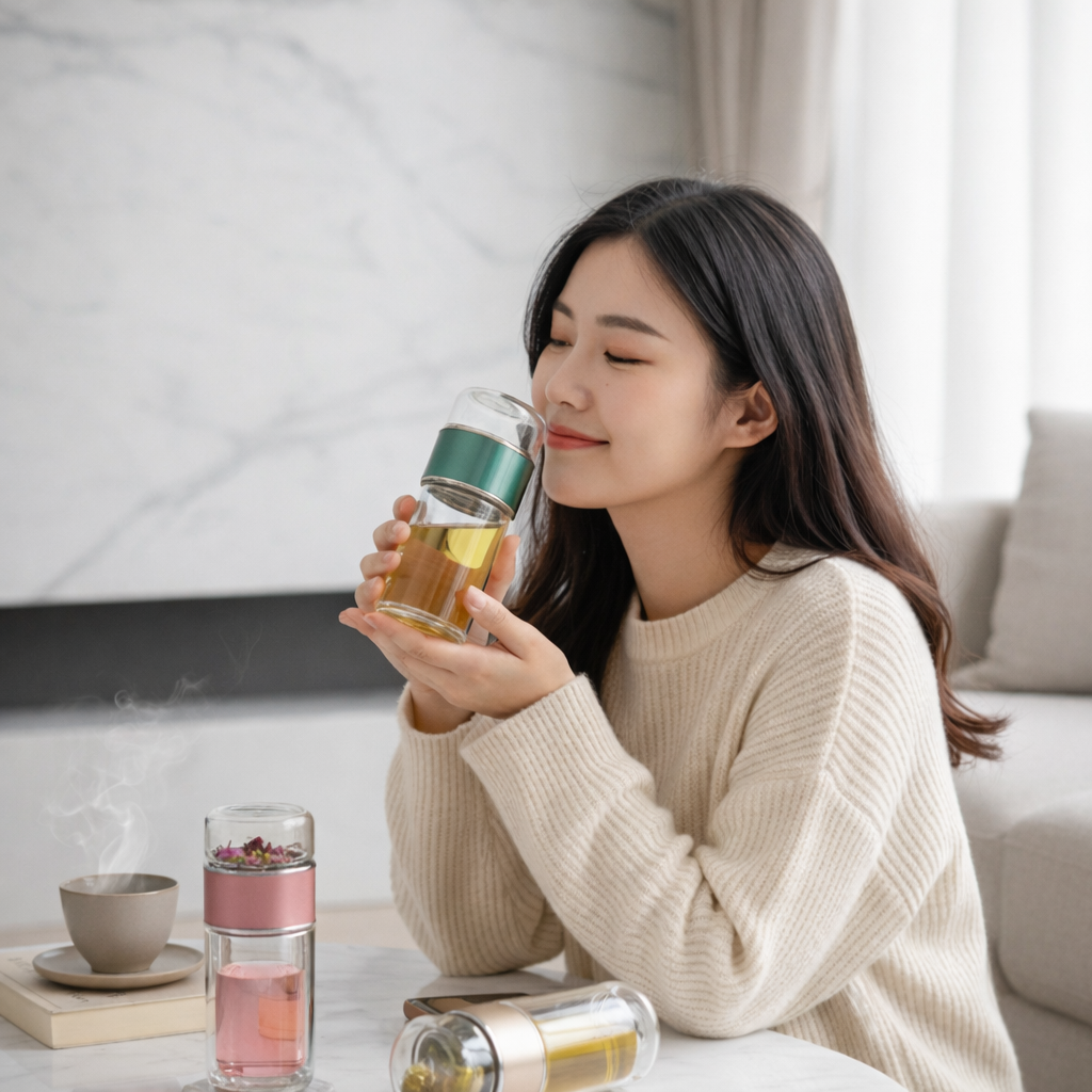 Botella infusora para te