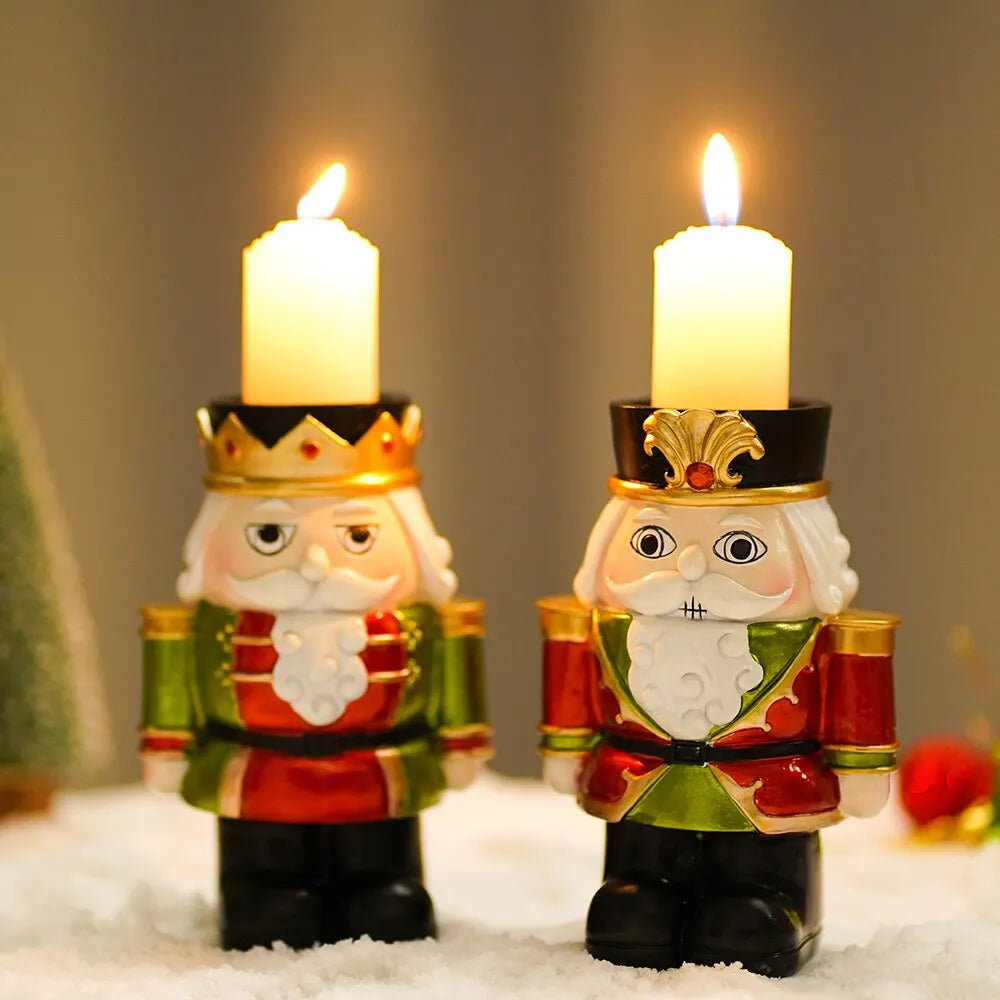Portavela Navideño Cascanueces