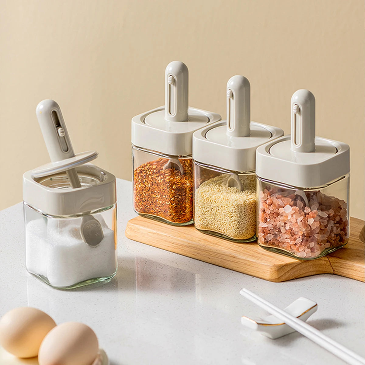Frasco para Especias con Cuchara Regulable