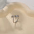 Anillo abierto, ajustable para dama