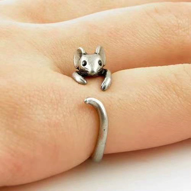 Anillo abierto, ajustable para dama