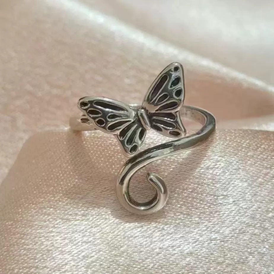 Anillo abierto, ajustable para dama