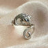 Anillo abierto, ajustable para dama