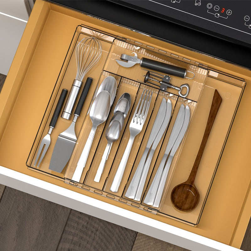 Organizador expandible de utensilios de cocina